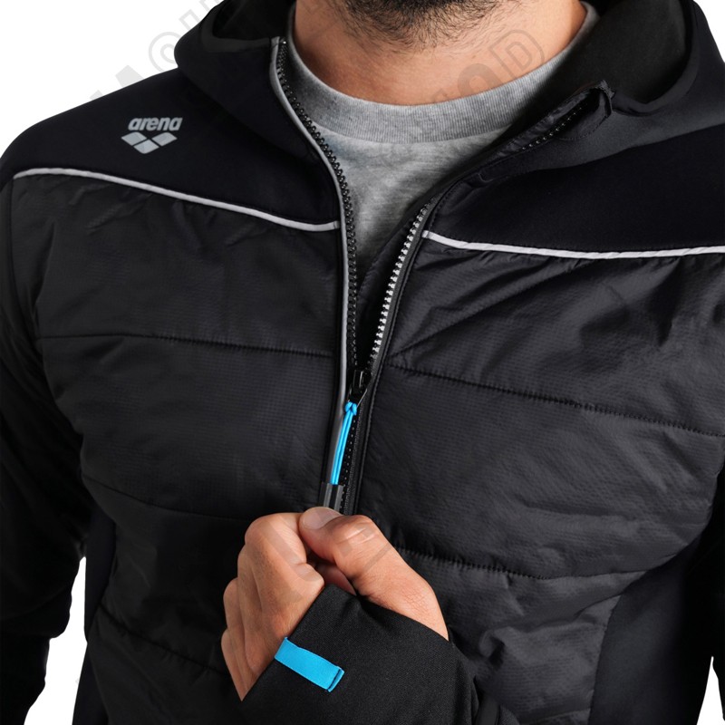 Half quilted jacket sales