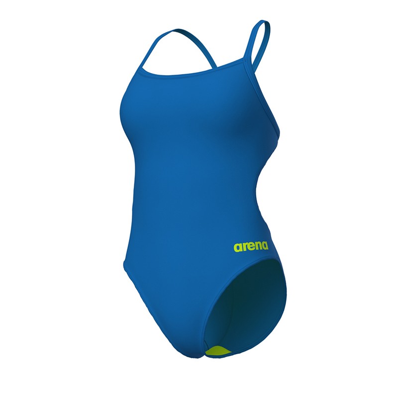 TEAM SWIMSUIT CHALLENGE SOLID bleu aqua Color