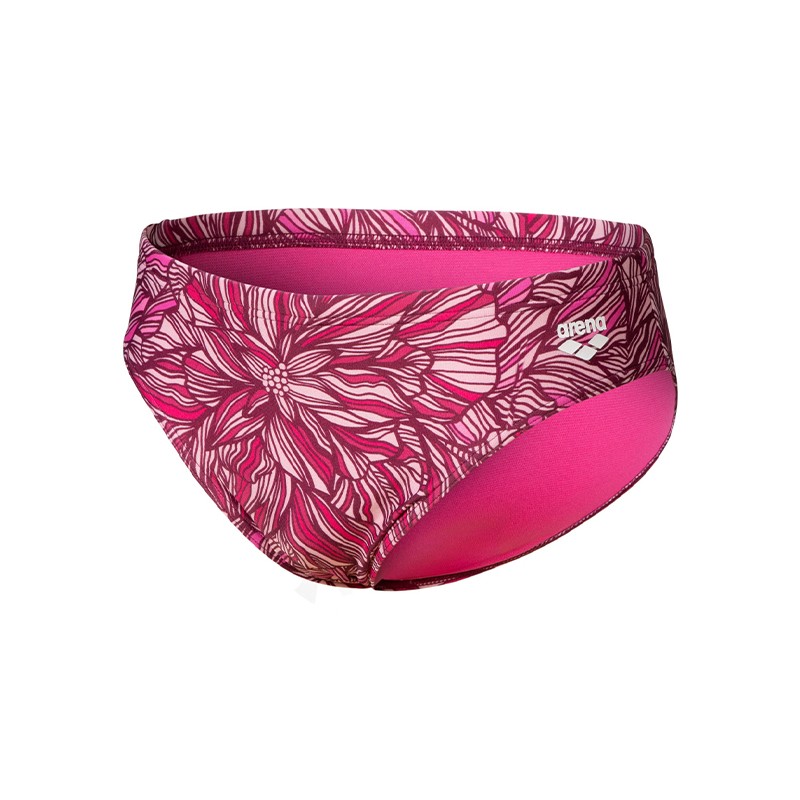 PINK DAHLIA SWIM BRIEF 