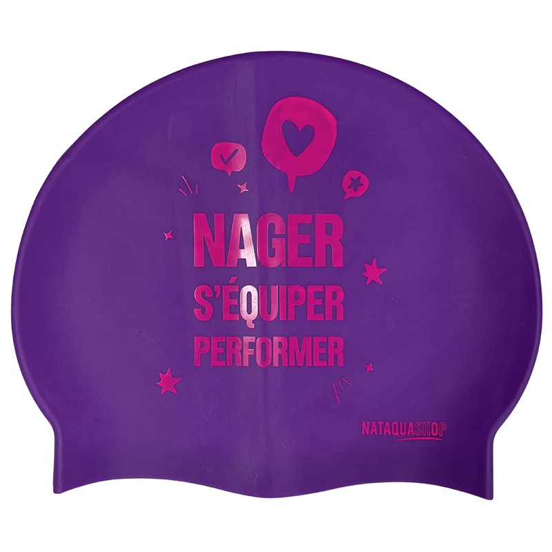 NATAQUASHOP SILICONE CAP - SLOGAN Color