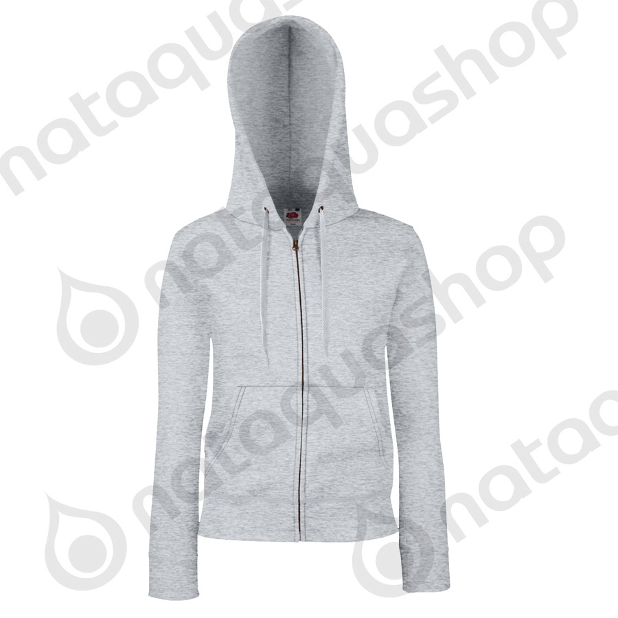 SWEAT-SHIRT A CAPUCHE ZIPPE SS312 - FEMME Color