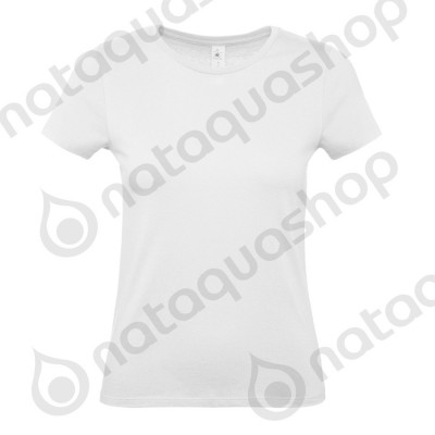 T-SHIRT B210F - FEMME  WHITE