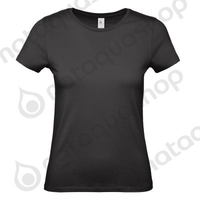 T-SHIRT B210F - FEMME  Black