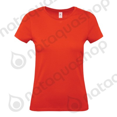 T-SHIRT B210F - FEMME  Fire Red