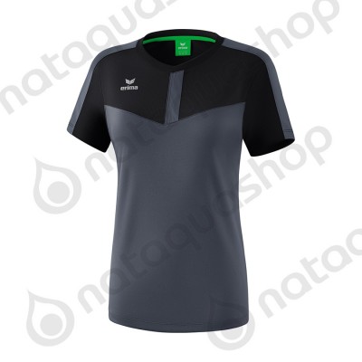 T-SHIRT SQUAD - FEMME black/slate grey