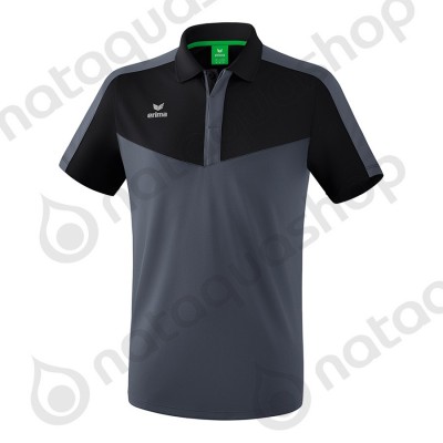 POLO SQUAD - ADULT black/slate grey