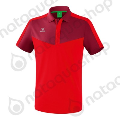 POLO SQUAD - ADULTE bordeaux/rouge