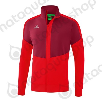 VESTE WORKER SQUAD - ADULTE bordeaux/rouge