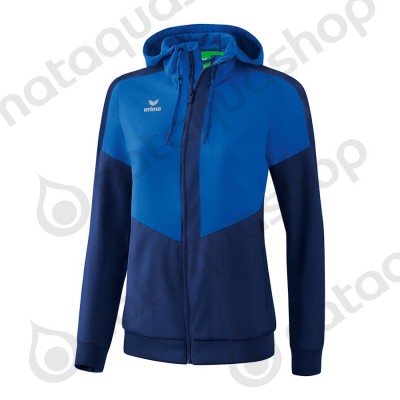 VESTE A CAPUCHE TRACKTOP SQUAD - LADIES new roy/new navy