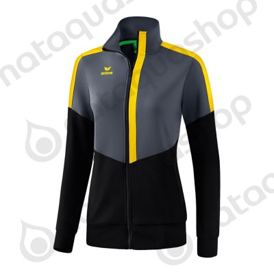 VESTE WORKER SQUAD - FEMME slate grey/black/yellow