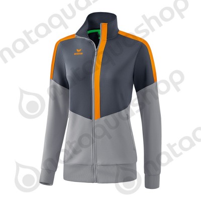 VESTE WORKER SQUAD - LADIES slate grey/monument grey/new orange