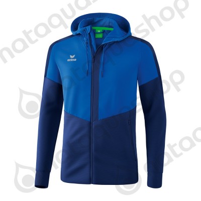 VESTE D'ENTRAINEMENT A CAPUCHE SQUAD - ADULT new roy/new navy