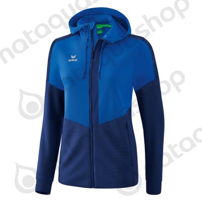 VESTE D'ENTRAINEMENT A CAPUCHE SQUAD - FEMME new roy/new navy