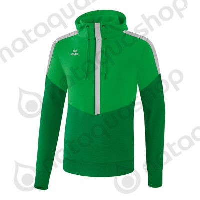 SWEAT A CAPUCHE SQUAD - JUNIOR fern green/smaragd/silver grey