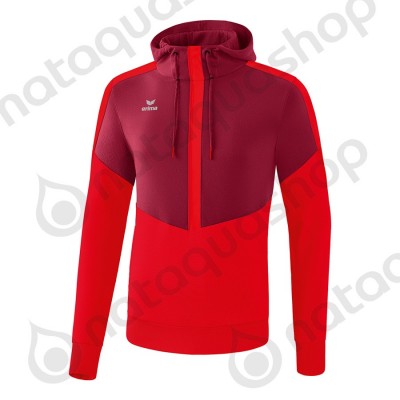 SWEAT A CAPUCHE SQUAD - JUNIOR burgundy/red