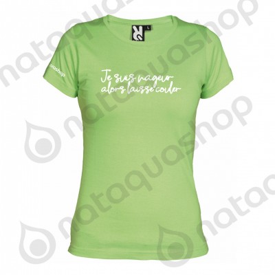 JE SUIS NAGEUR ALORS LAISSE COULER - FEMME PACK  Green