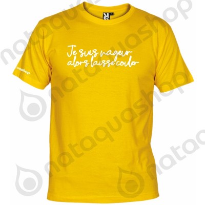 JE SUIS NAGEUR ALORS LAISSE COULER - HOMME PACK Yellow