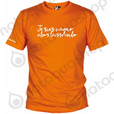 JE SUIS NAGEUR ALORS LAISSE COULER - HOMME PACK Orange