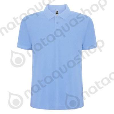 POLO PEGASO PREMIUM - HOMME BLEU CIEL 10