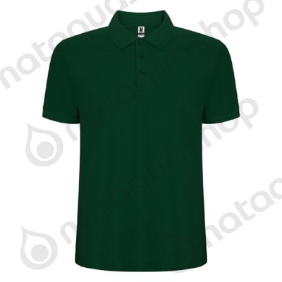 POLO PEGASO PREMIUM - HOMME VERT BOUTEILLE 56