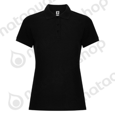 POLO PEGASO PREMIUM - FEMME BLACK 02