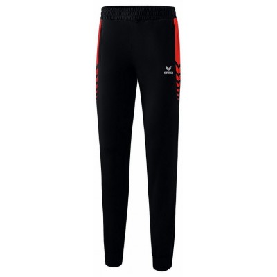 PANTALON WORKER SIX WINGS - WOMAN Noir/rouge