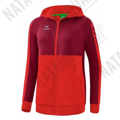 VESTE D'ENTRAINEMENT SIX WINGS A CAPUCHE - MAN Red/bordeaux