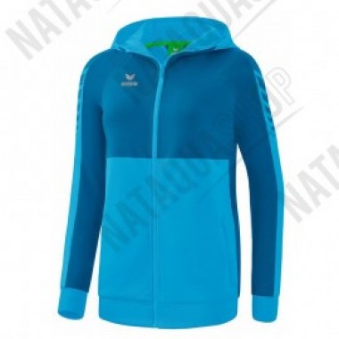 VESTE D'ENTRAINEMENT SIX WINGS A CAPUCHE - WOMAN - photo 0