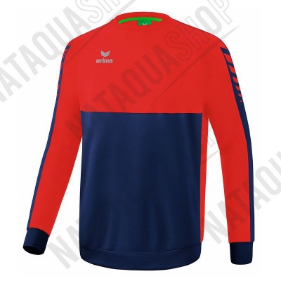 SWEAT-SHIRT SIX WINGS - JUNIOR new navy/red