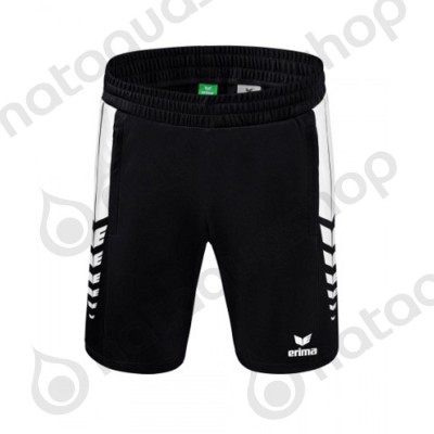 SHORT WORKER SIX WINGS - HOMME black/white