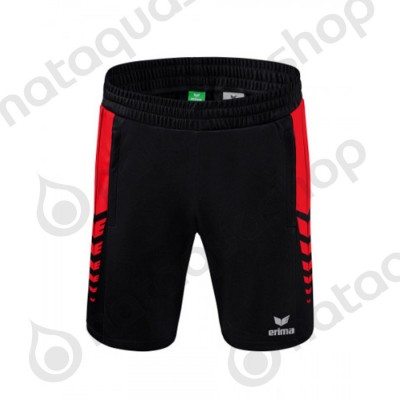 SHORT WORKER SIX WINGS - HOMME Black-red