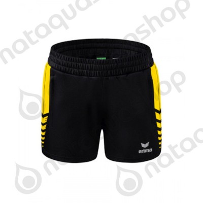 SHORT WORKER SIX WINGS - FEMME Noir/jaune