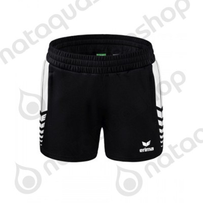 SHORT WORKER SIX WINGS - LADIES black/white