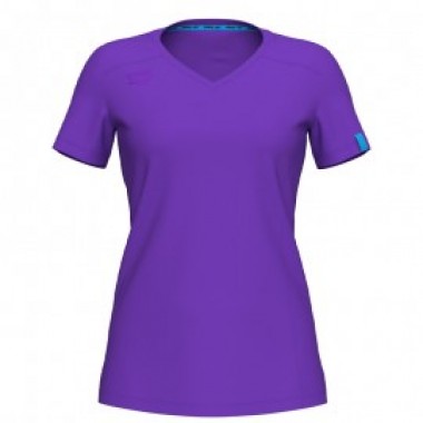 W TEAM PANEL T-SHIRT - FEMME Violet - photo 0