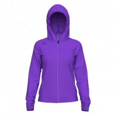 W TEAM PANEL HOODED JACKET - FEMME violet - photo 0
