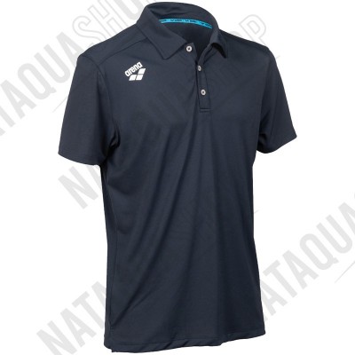 TEAM SOLID POLO - UNISEXE Bleu marine