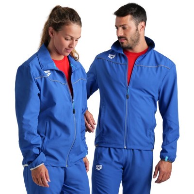 TEAM PANEL JACKET - UNISEXE royal blue