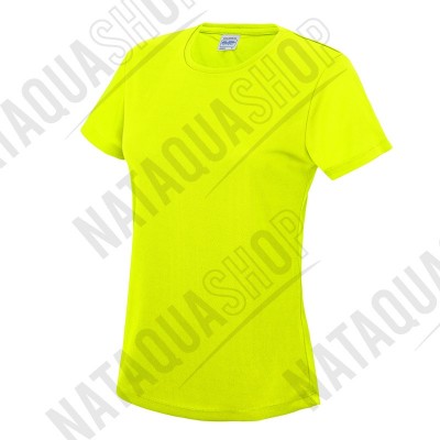 T-SHIRT FEMME - JC005 Neon yellow