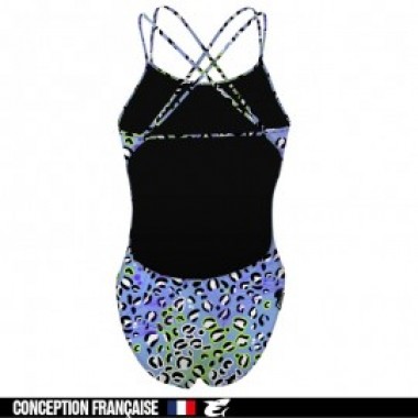 EVANS REVERSIBLE JUNGLE - VIOLET/VERT FLUO - photo 2