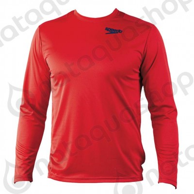 ILIAS UNISEX TECHNICAL LS-SHIRT Rouge