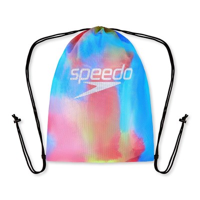 PRINTED MESH BAG White