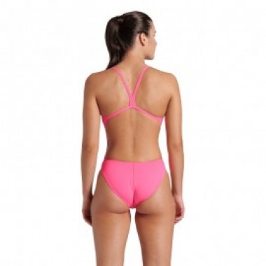 TEAM SWIMSUIT CHALLENGE SOLID  Pop Pink - photo 1