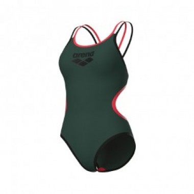 ONE DOUBLE CROSS BACK ONE PIECE  Green - photo 0