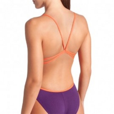 W SWIMSUIT LACE BACK SOLID violet - photo 3