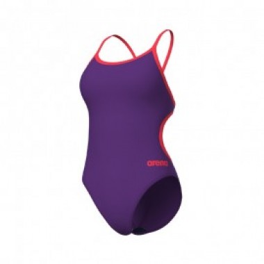 W SWIMSUIT LACE BACK SOLID violet - photo 0