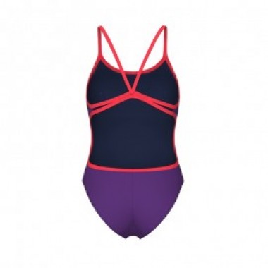 W SWIMSUIT LACE BACK SOLID violet - photo 1