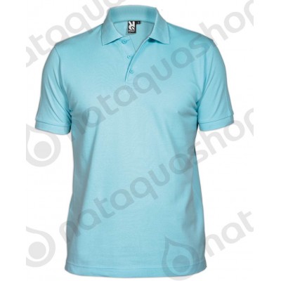 POLO PEGASO - JUNIOR BLEU CIEL 10
