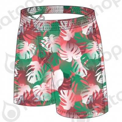 REEFSPA PRINTED LEISURE 16 pink/green