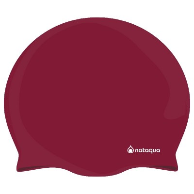NATAQUA SILICONE CAP BORDEAUX