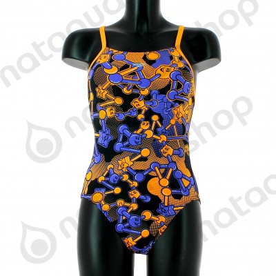 ALLOVER RIPPLEBACK PRINT 46 - FILLE Orange